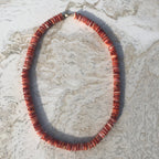 Gio Red Spiny Oyster Beaded Necklace