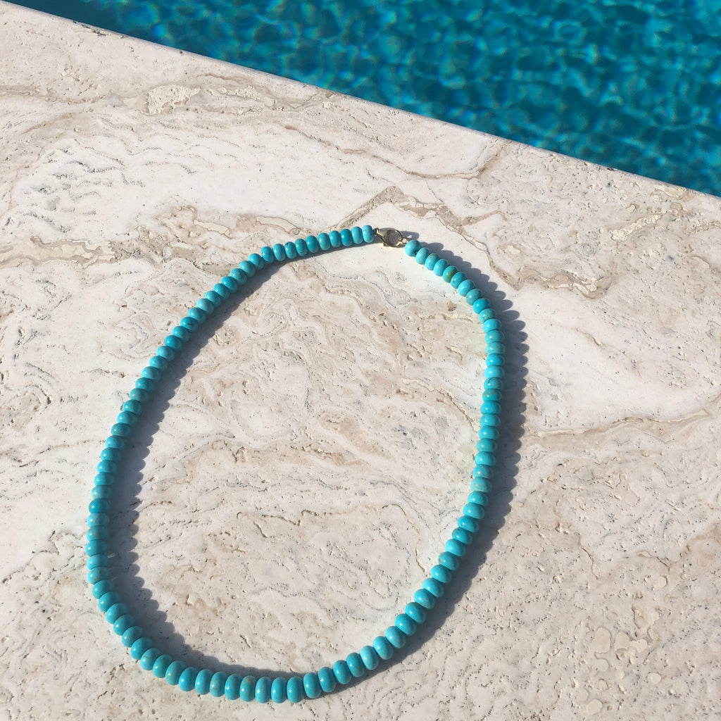 Izabel Turquoise Beaded Necklace