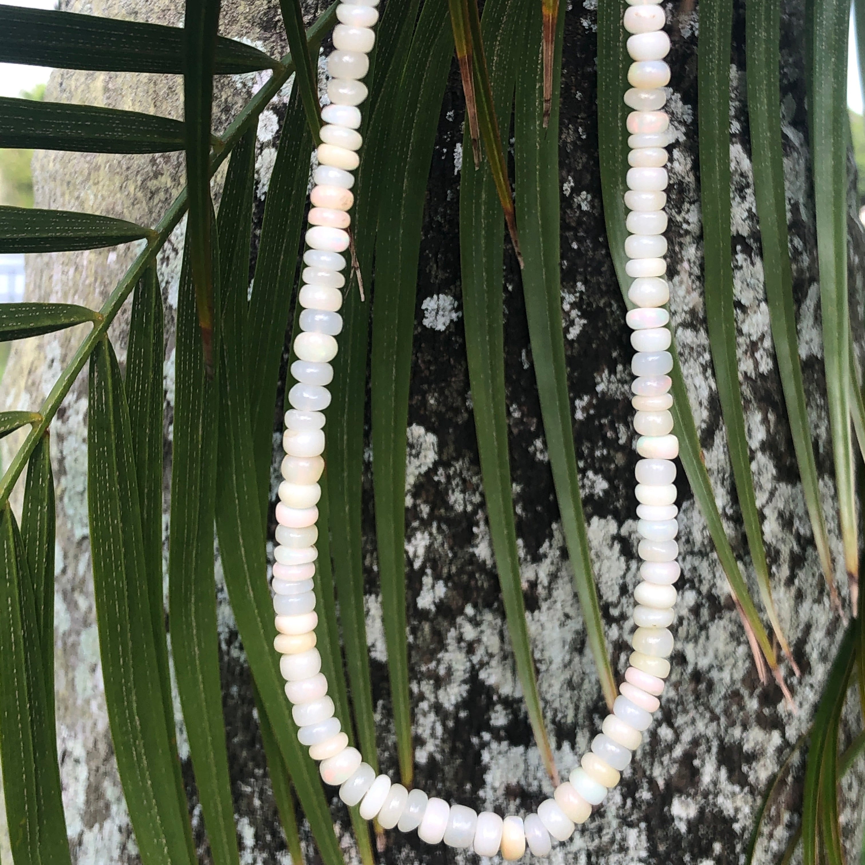 Augusta Opal Beaded Necklace