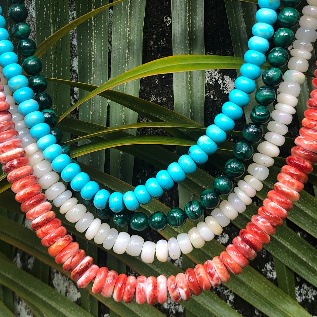 Augusta Opal Beaded Necklace