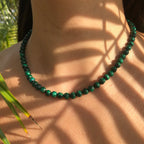 Solana Malachite Beaded Necklace
