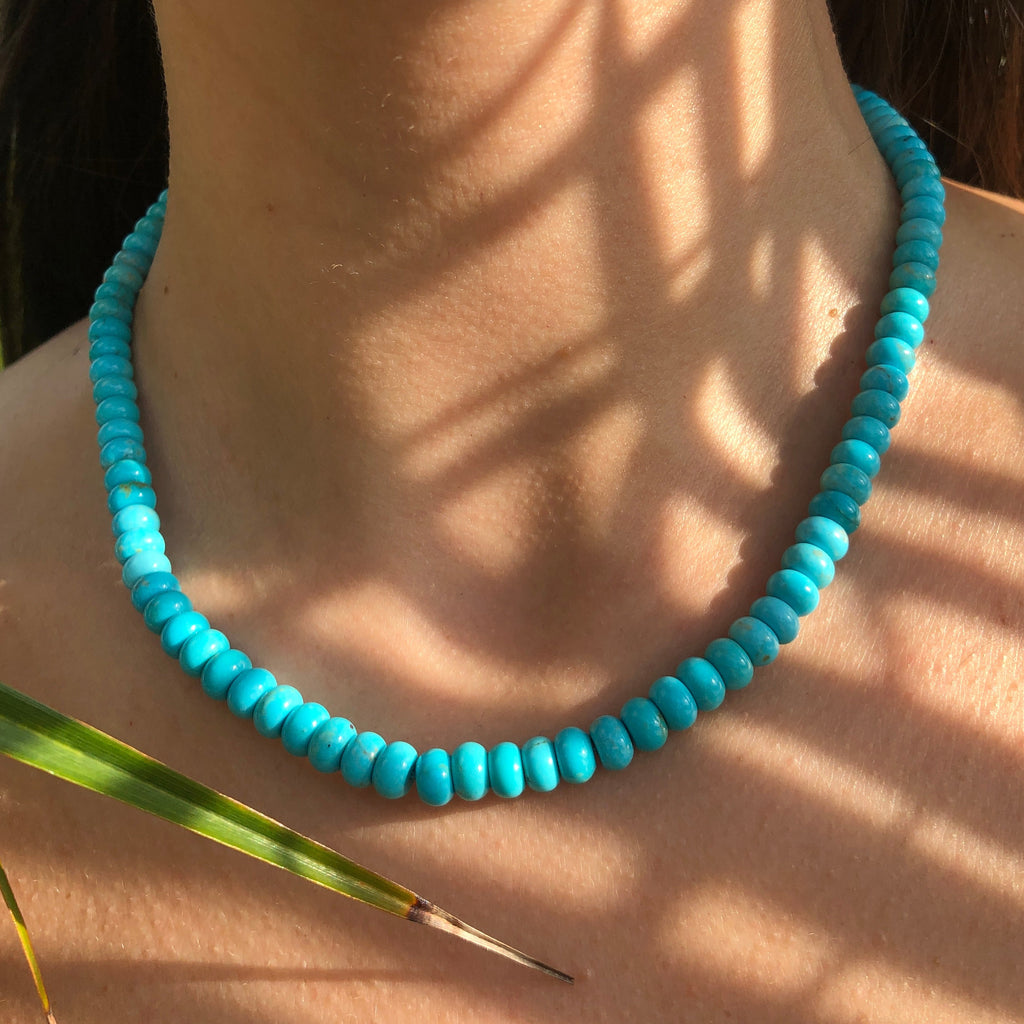 Izabel Turquoise Beaded Necklace