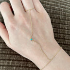 Solo Birthstone Hand Chain