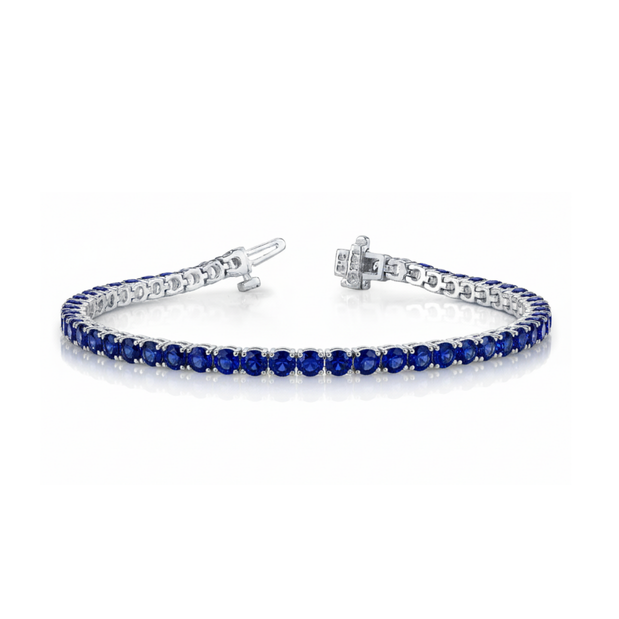 All Around Sapphires Tennis Bracelet