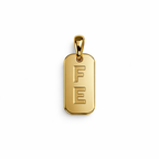 ABC Plate Pendant