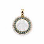 Adoration Pearl Virgin Medallion