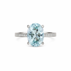 Azure Aquamarine Ring