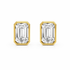 Bezel Diamond Studs