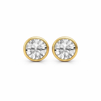 Bezel Diamond Studs
