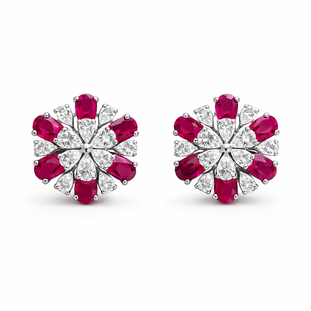 Bloom Gemstones and Diamonds Earrings