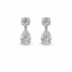 Caviar Two Diamond Earrings