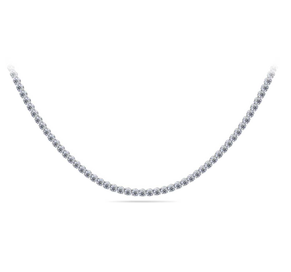4 CT Classic Tennis Necklace