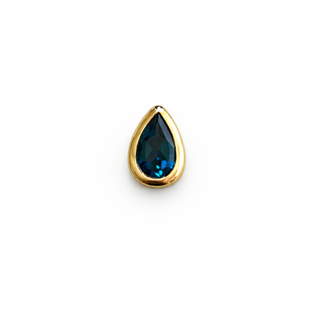 Drop Gemstone Pear Pendant