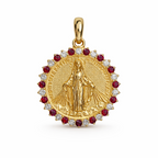 Faith Diamond and Gemstones Pendant