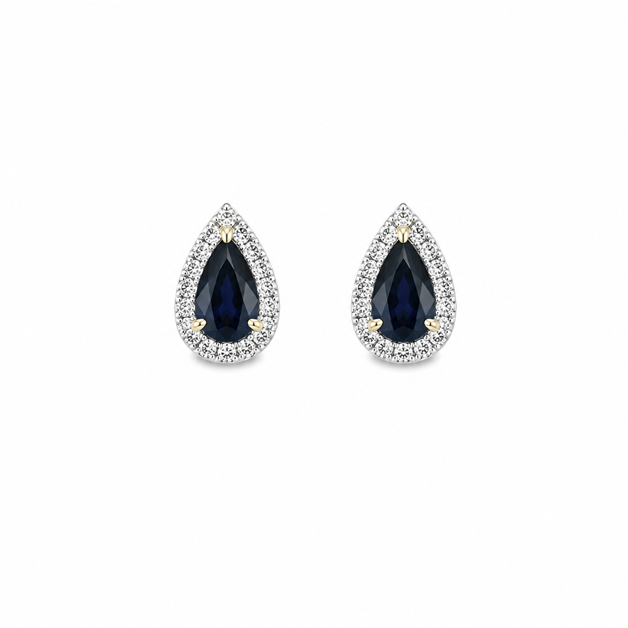 Gota Mini Gemstone and Diamond Earrings