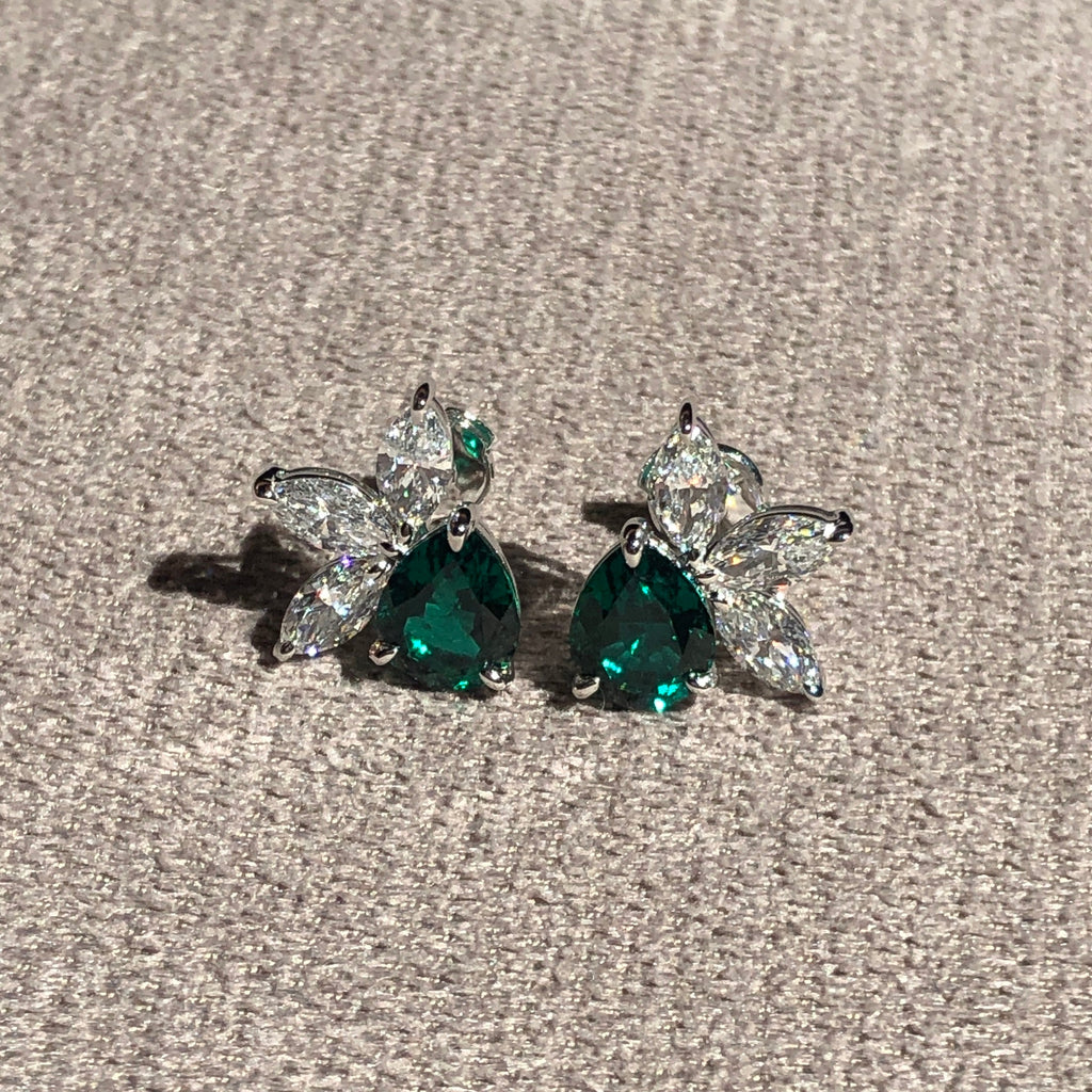 Chiara Gemstone Diamond Earrings