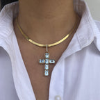 Jumbo Signature Basilica Cross Pendant