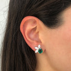 Chiara Gemstone Diamond Earrings