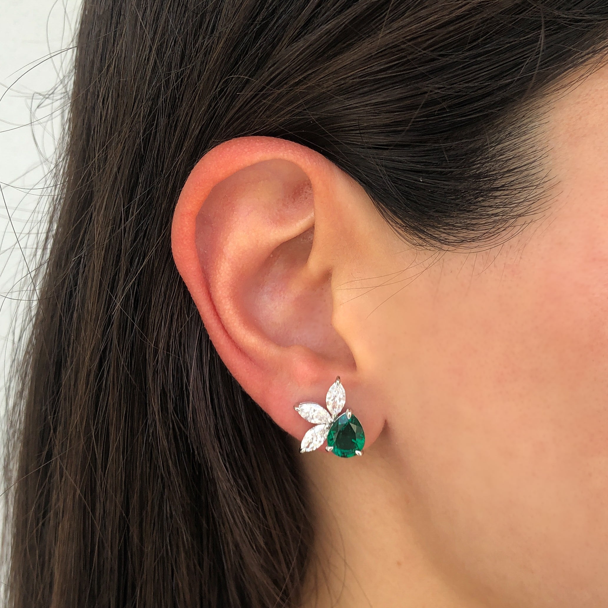 Chiara Gemstone Diamond Earrings