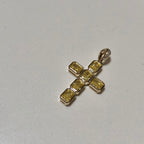 Small Signature Basilica Cross Pendant