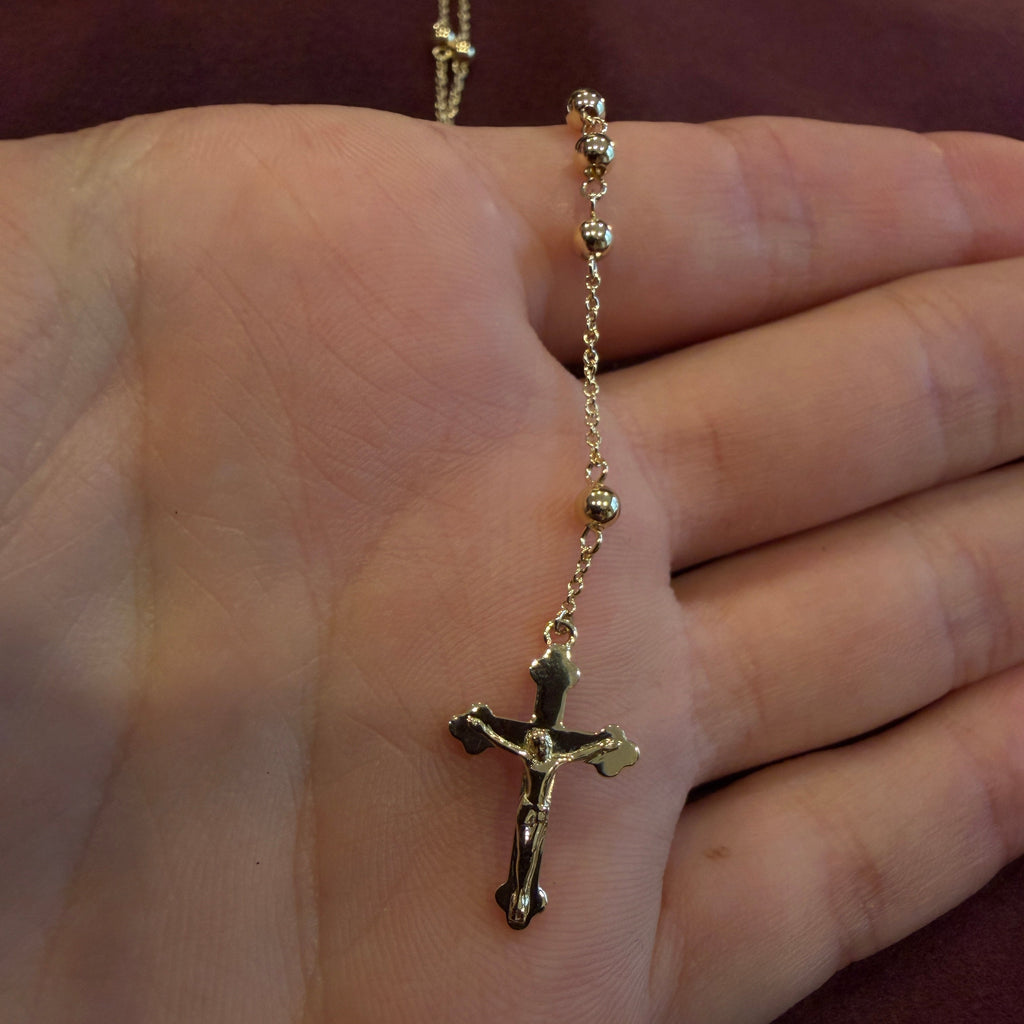Grace Gold and Diamonds Rosary