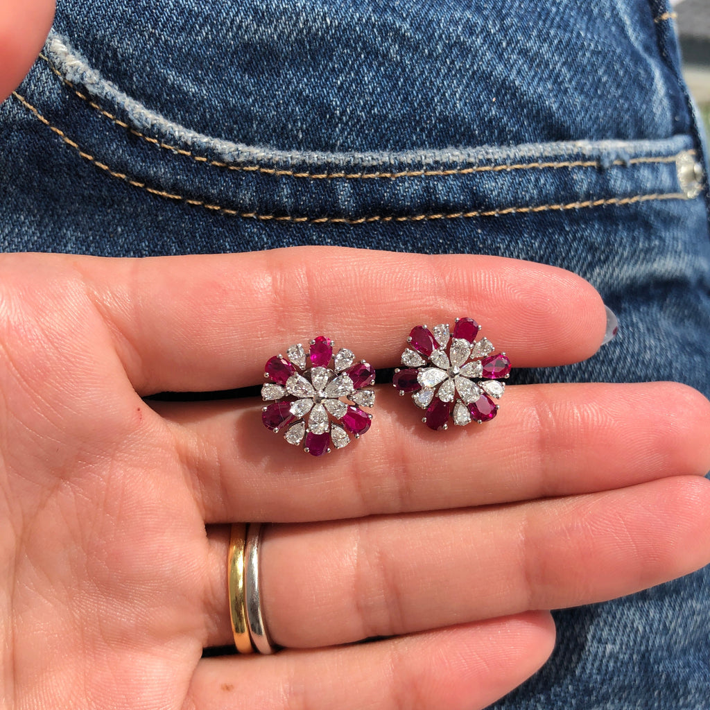 Bloom Gemstones and Diamonds Earrings