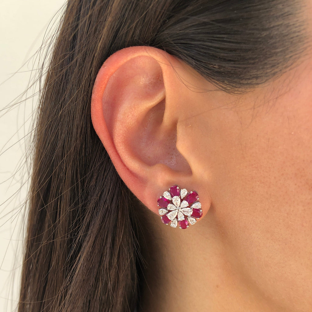 Bloom Gemstones and Diamonds Earrings