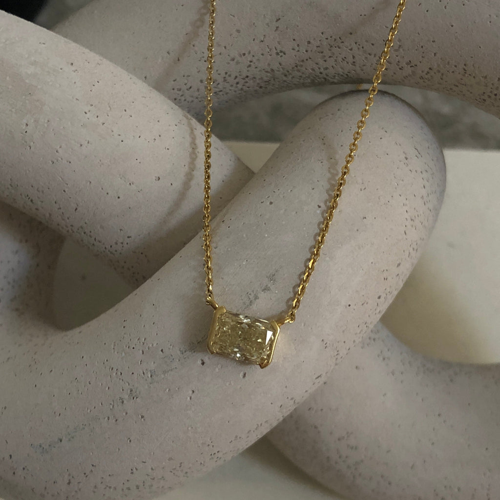 Stella Yellow Diamond Necklace
