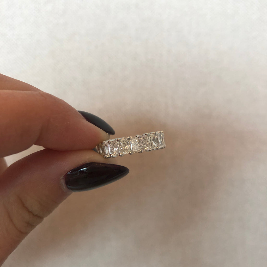 Radiant Diamonds Eternity Band