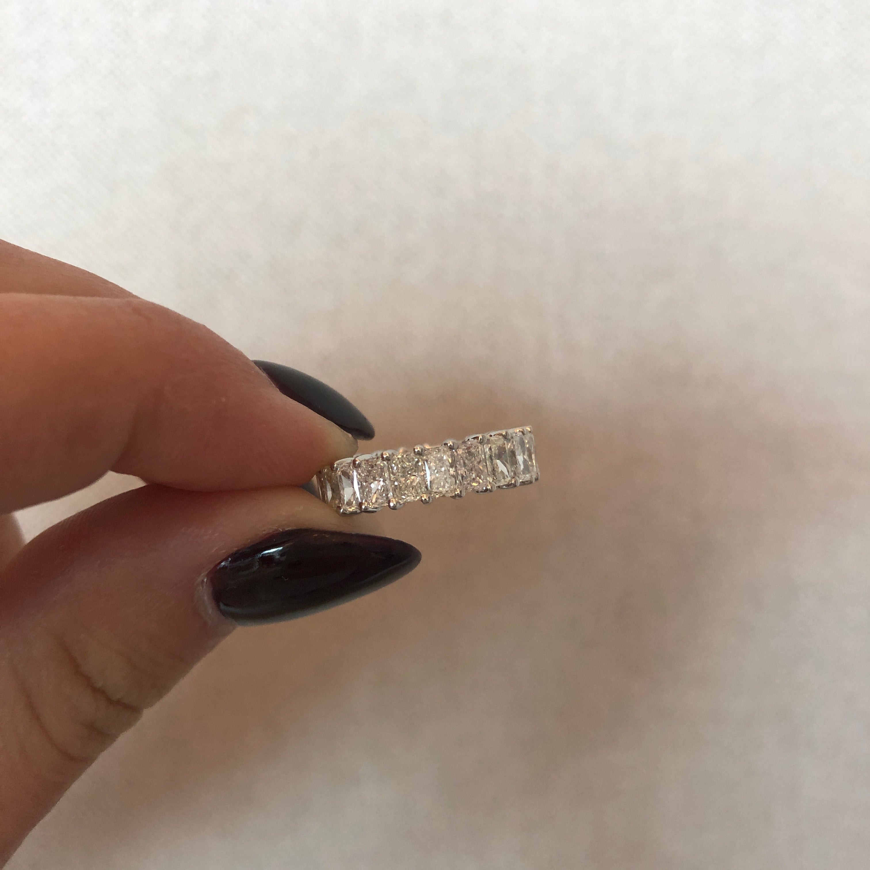 Radiant Diamonds Eternity Band