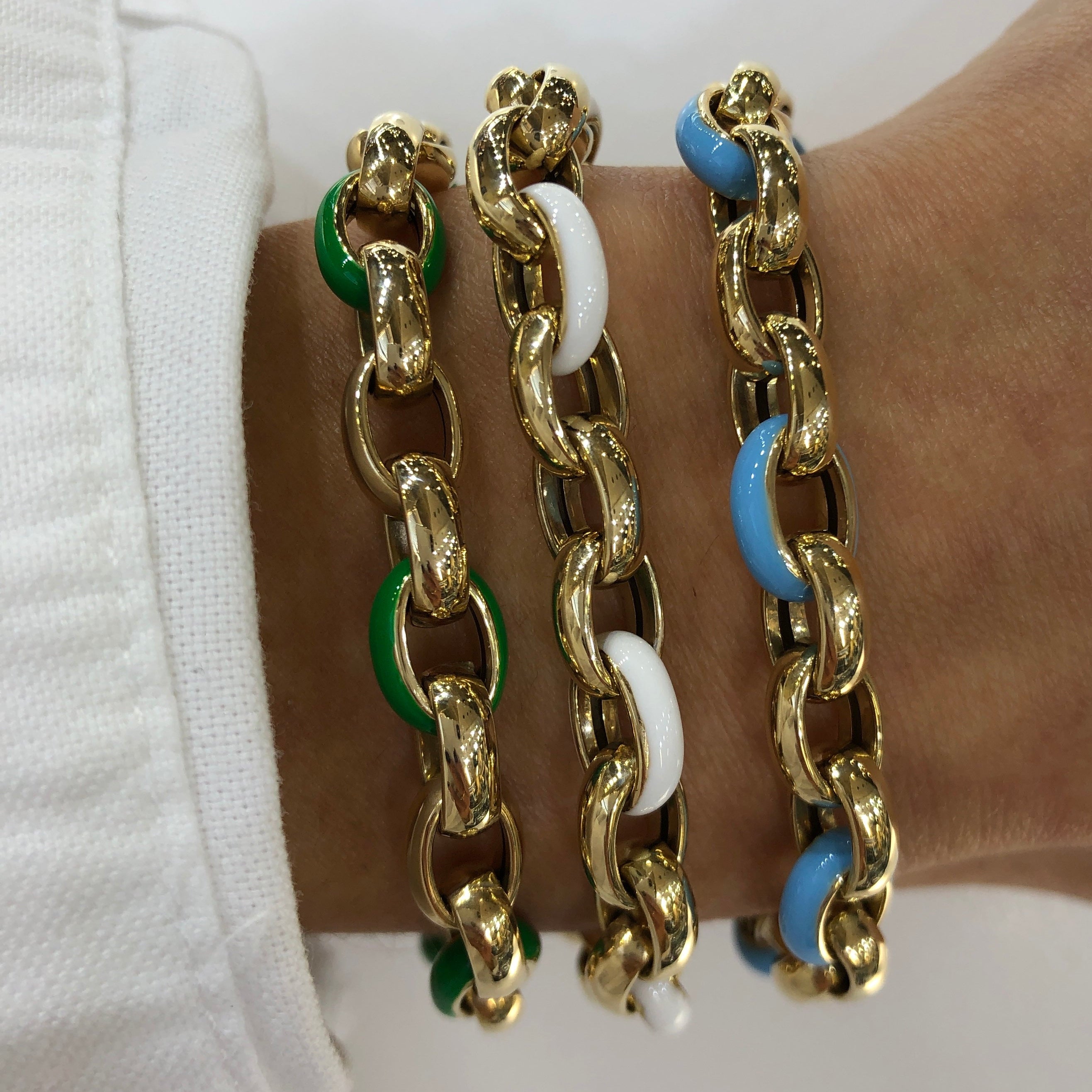 Nova Oval Link Bracelet