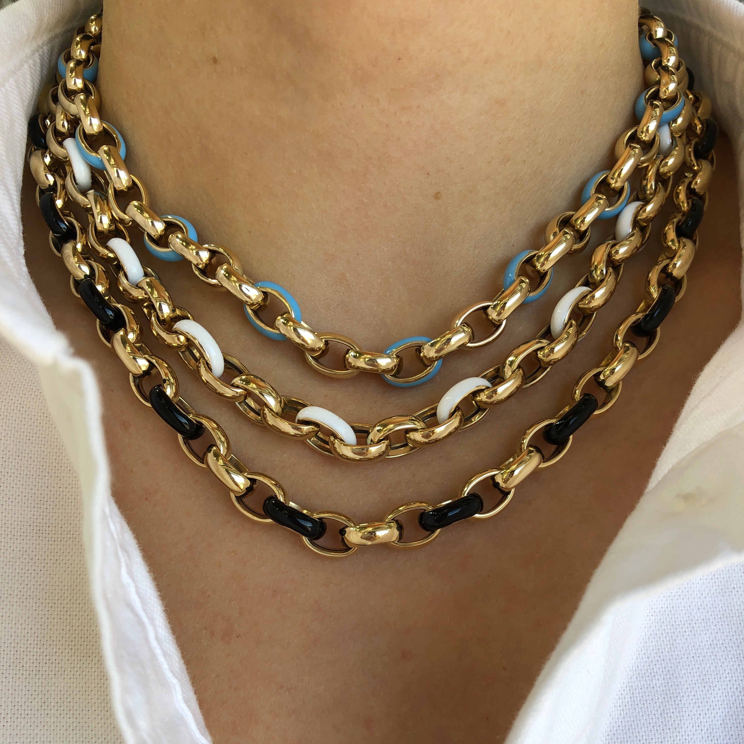 Nova Oval Link Necklace