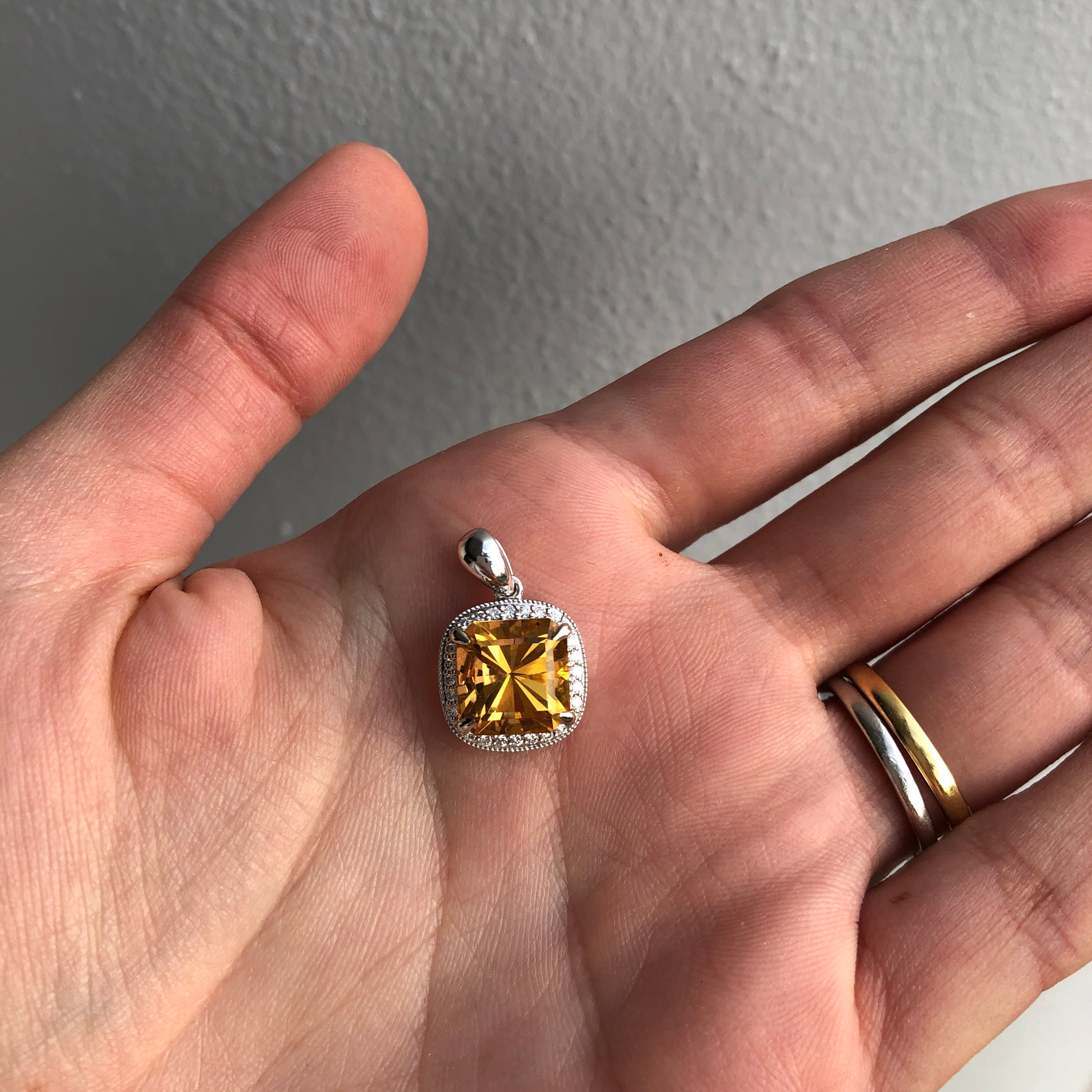 Bubble Gemstone Pendant