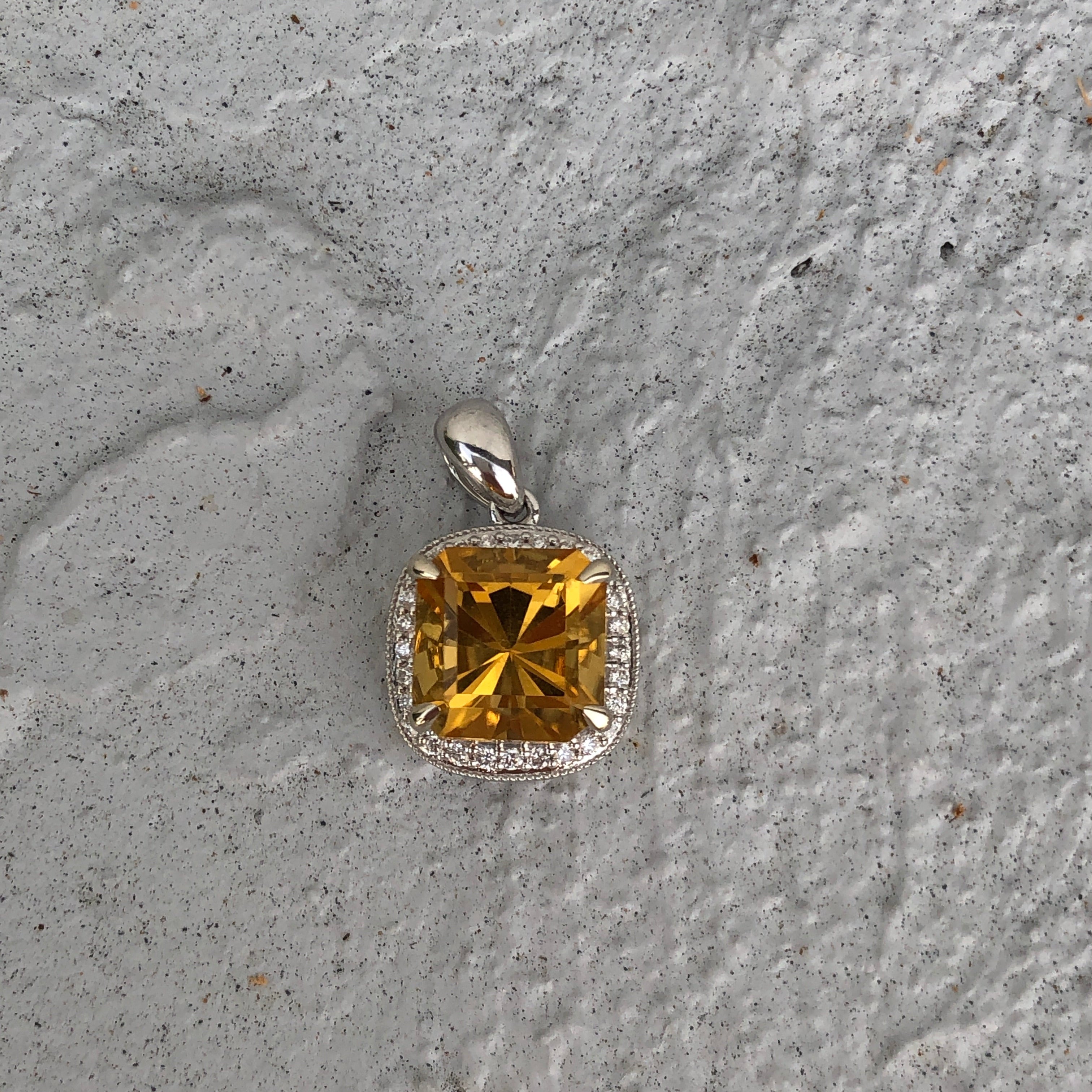 Bubble Gemstone Pendant