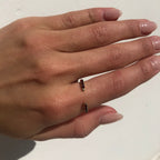 Birthday Gemstone Claw Ring