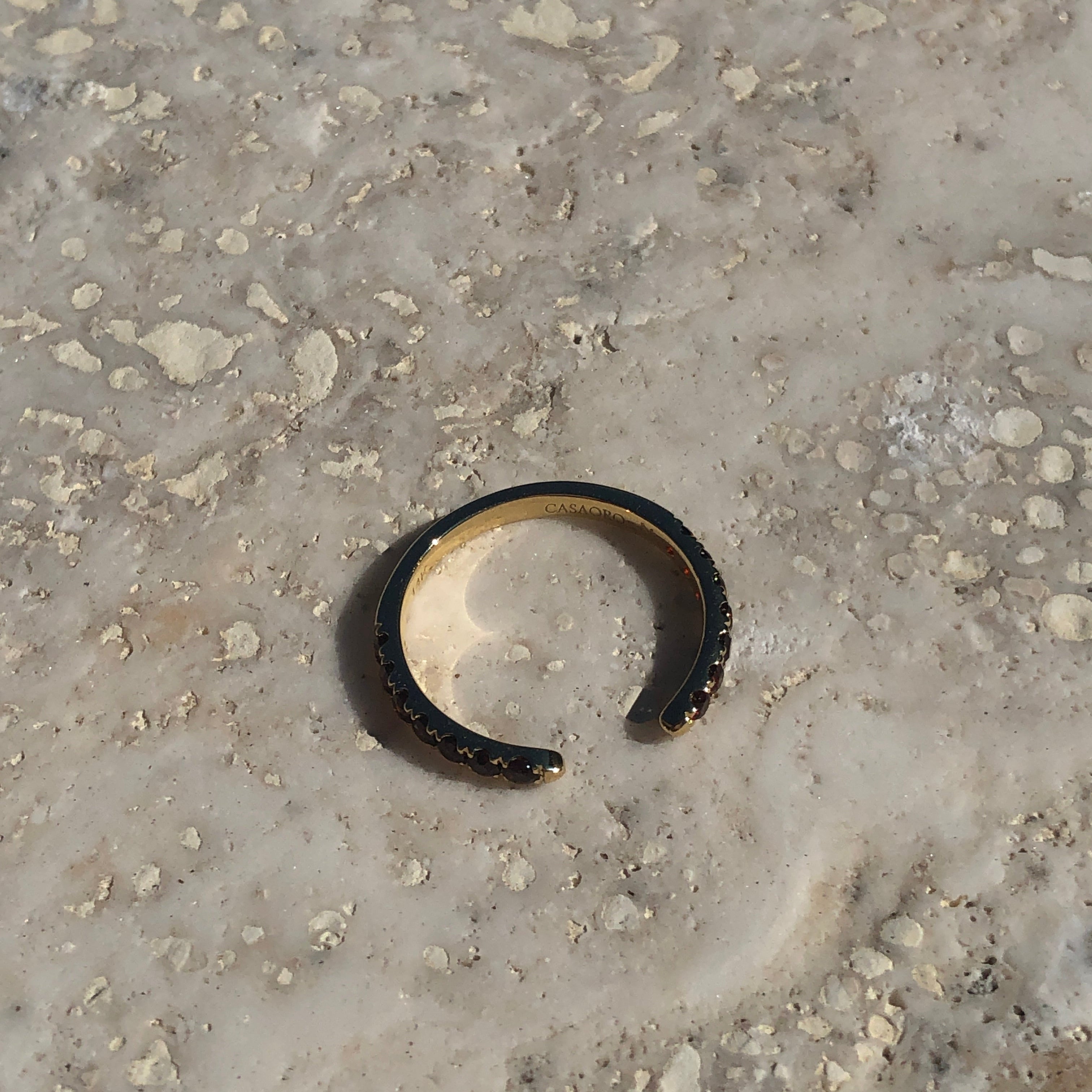 Birthday Gemstone Claw Ring