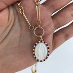 Our Lady Pearl Medallion
