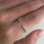 Birthday Gemstone Claw Ring