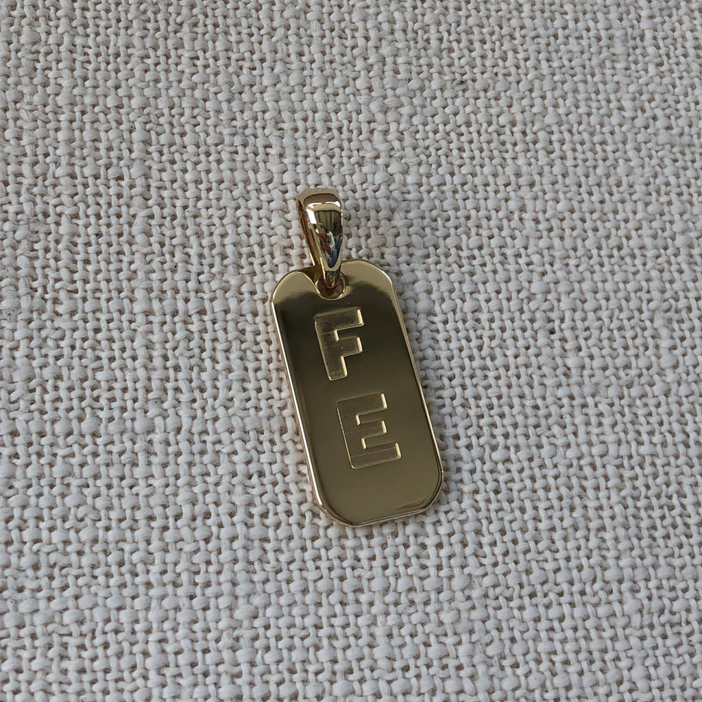ABC Plate Pendant