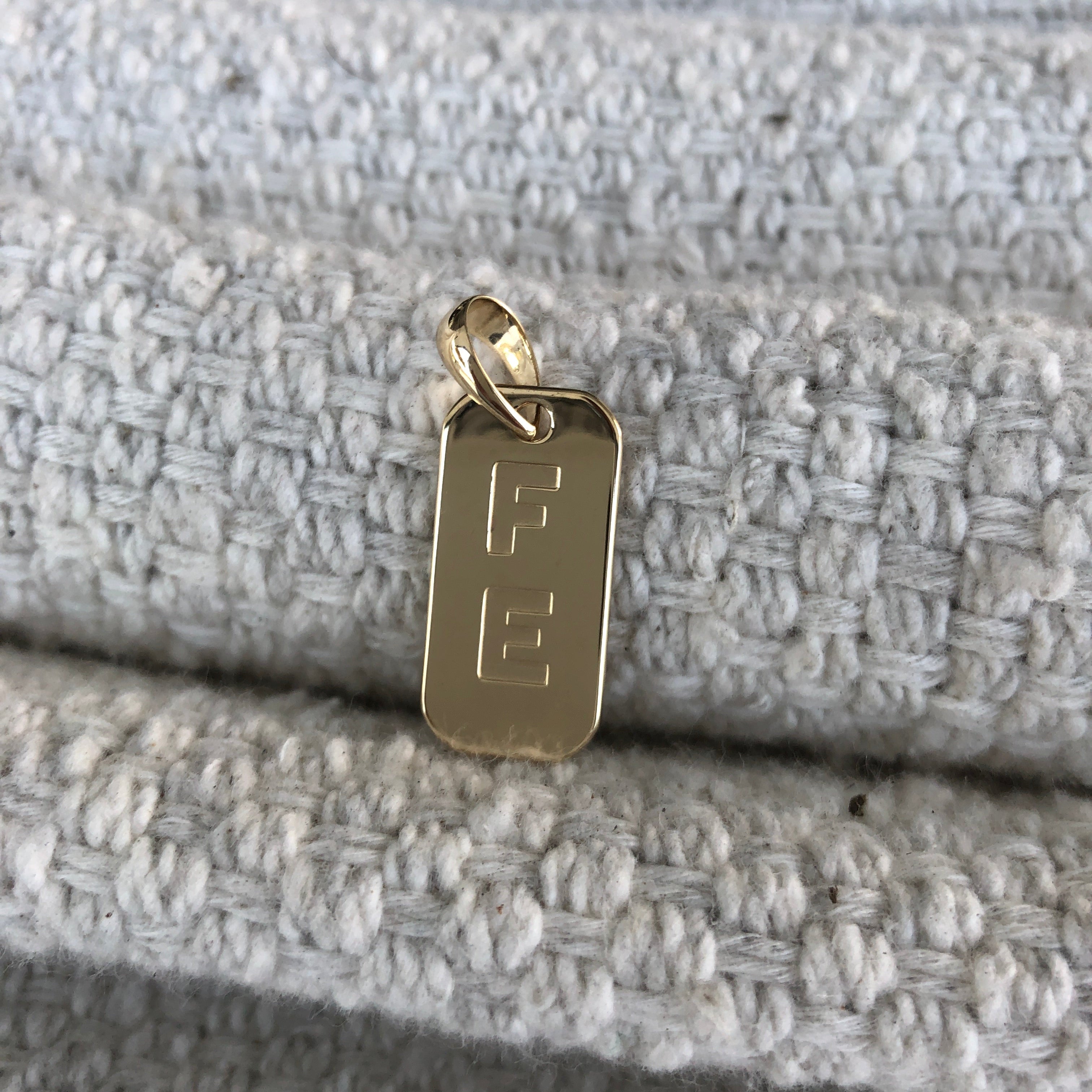 ABC Plate Pendant