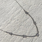 Amore Half Tennis Necklace