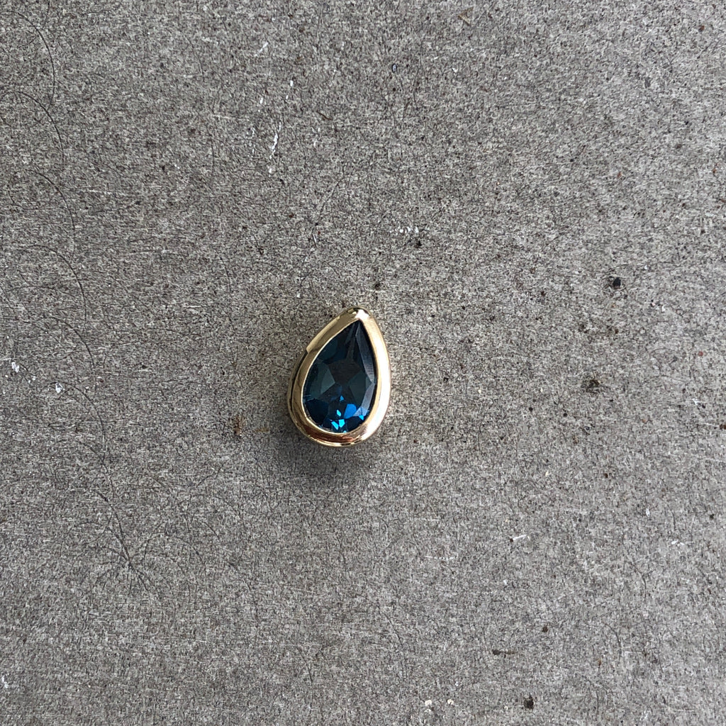 Drop Gemstone Pear Pendant