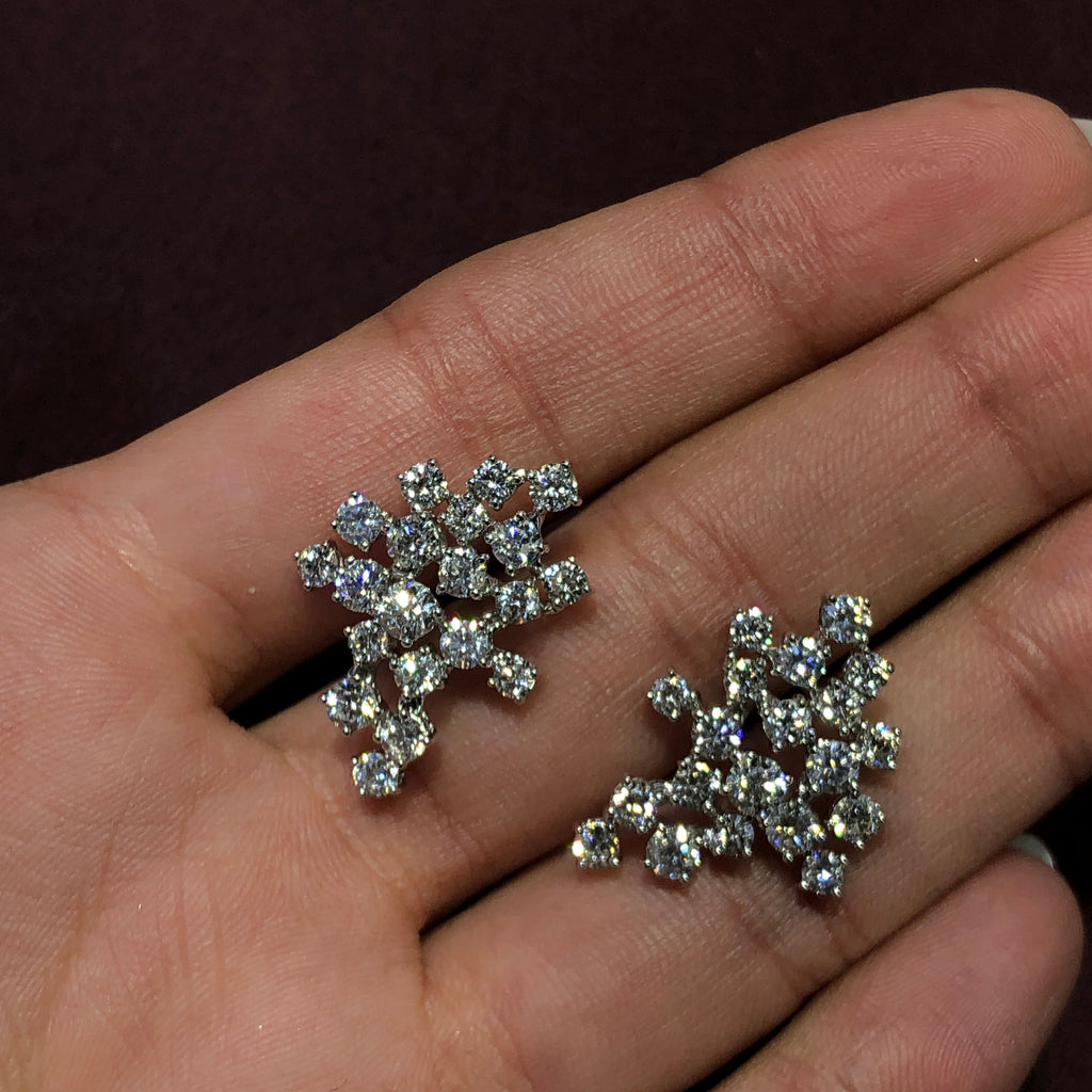 Roma Scattered Diamond Earrings