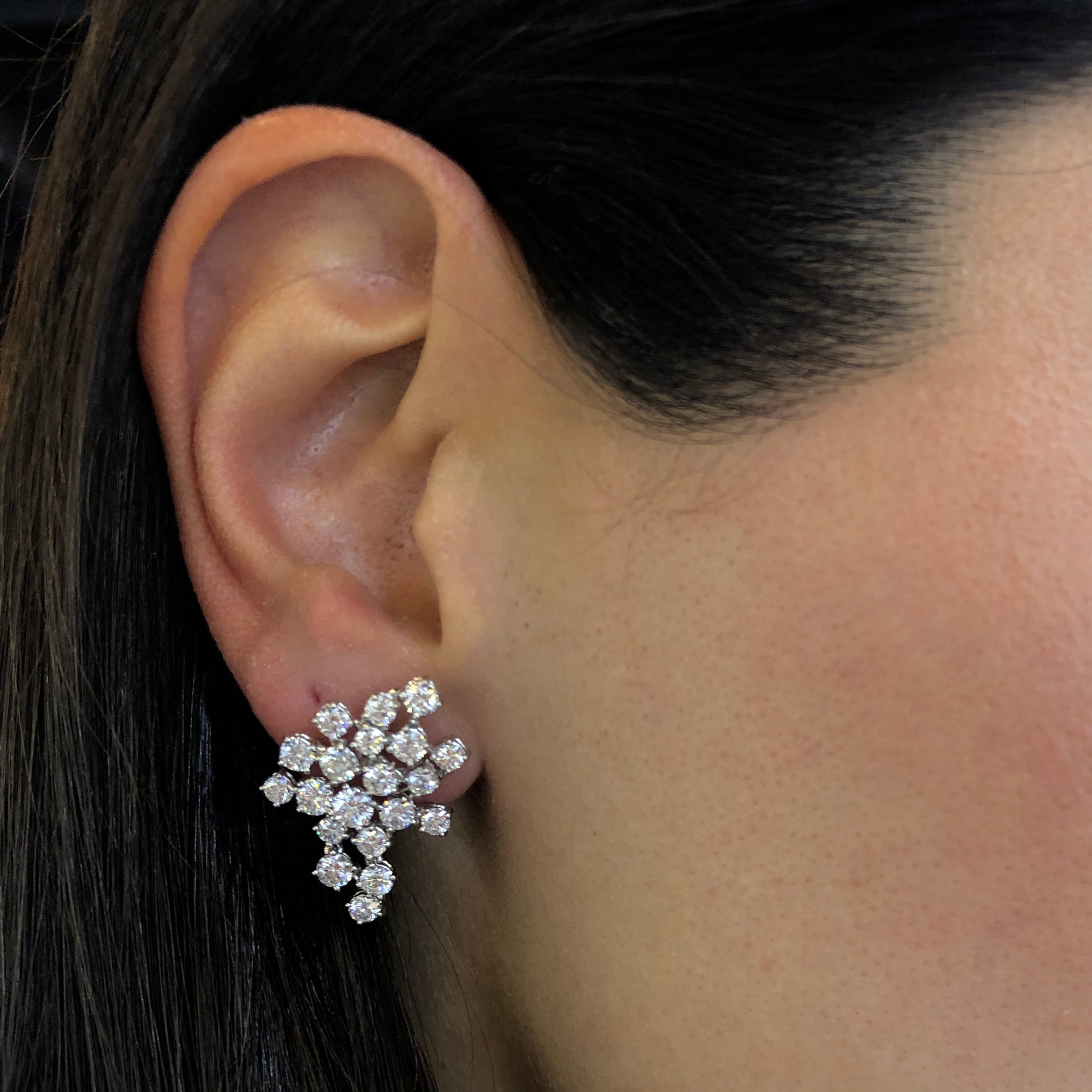 Roma Scattered Diamond Earrings