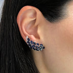 Marbella Sapphire Crawler Earrings