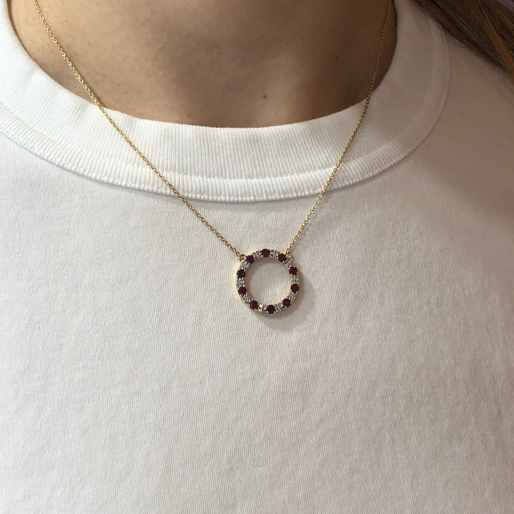 Costiera Round Gemstone Necklace