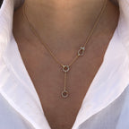 Trilogy Lariat Diamond Necklace