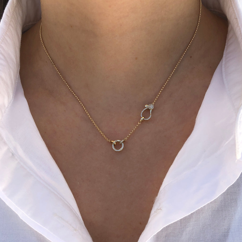 Trilogy Lariat Diamond Necklace