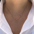 Trilogy Lariat Diamond Necklace