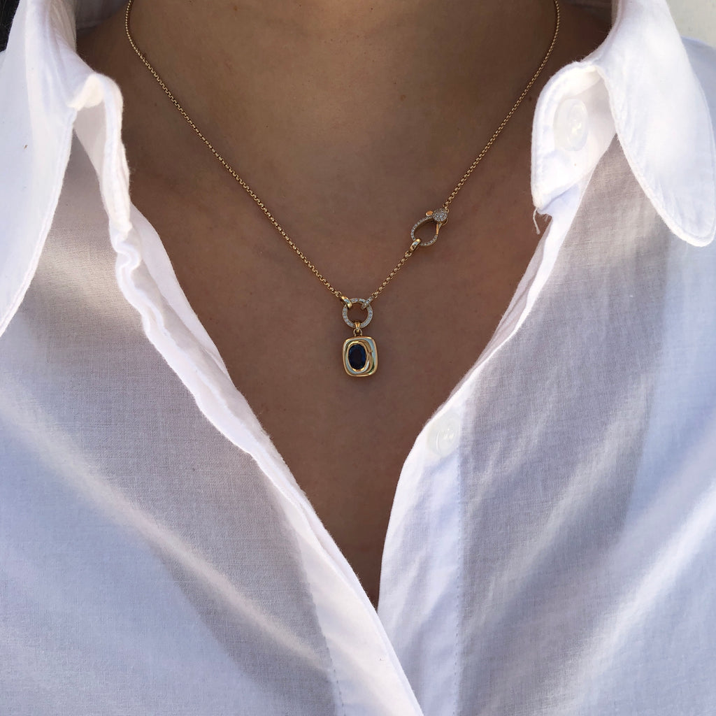 Irregular Solo Gemstone Pendant